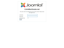 Tablet Screenshot of colinmackenzie.net